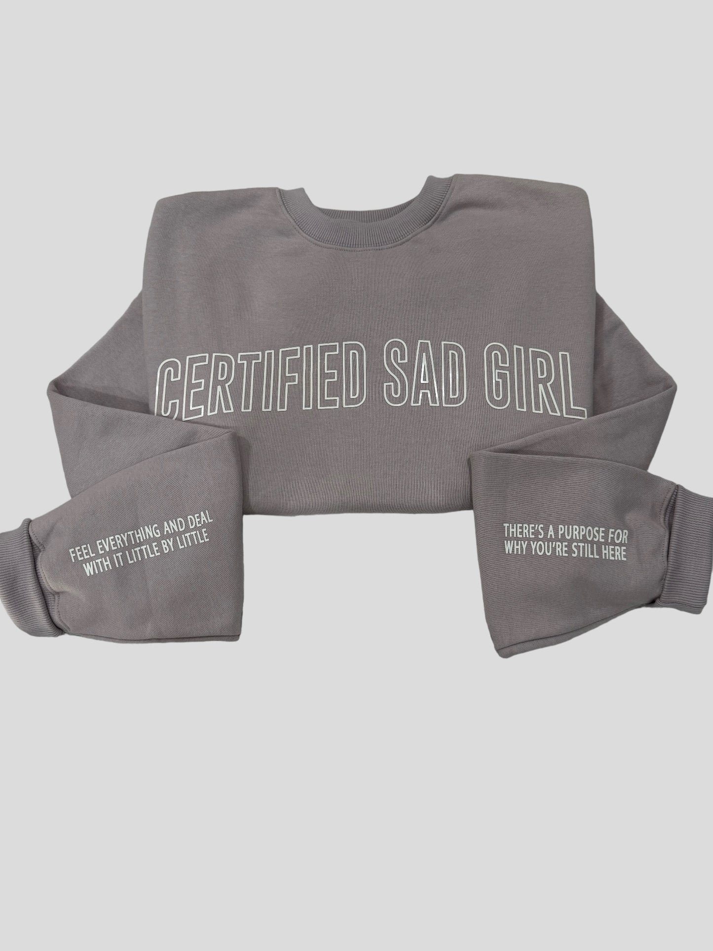 Certified Sad Girl Oversized Crewneck