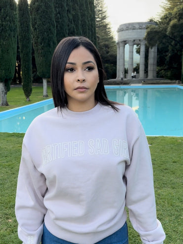 Certified Sad Girl Oversized Crewneck