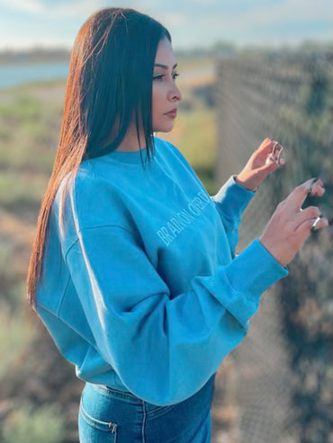 Brain on Overdrive Oversized Crewneck