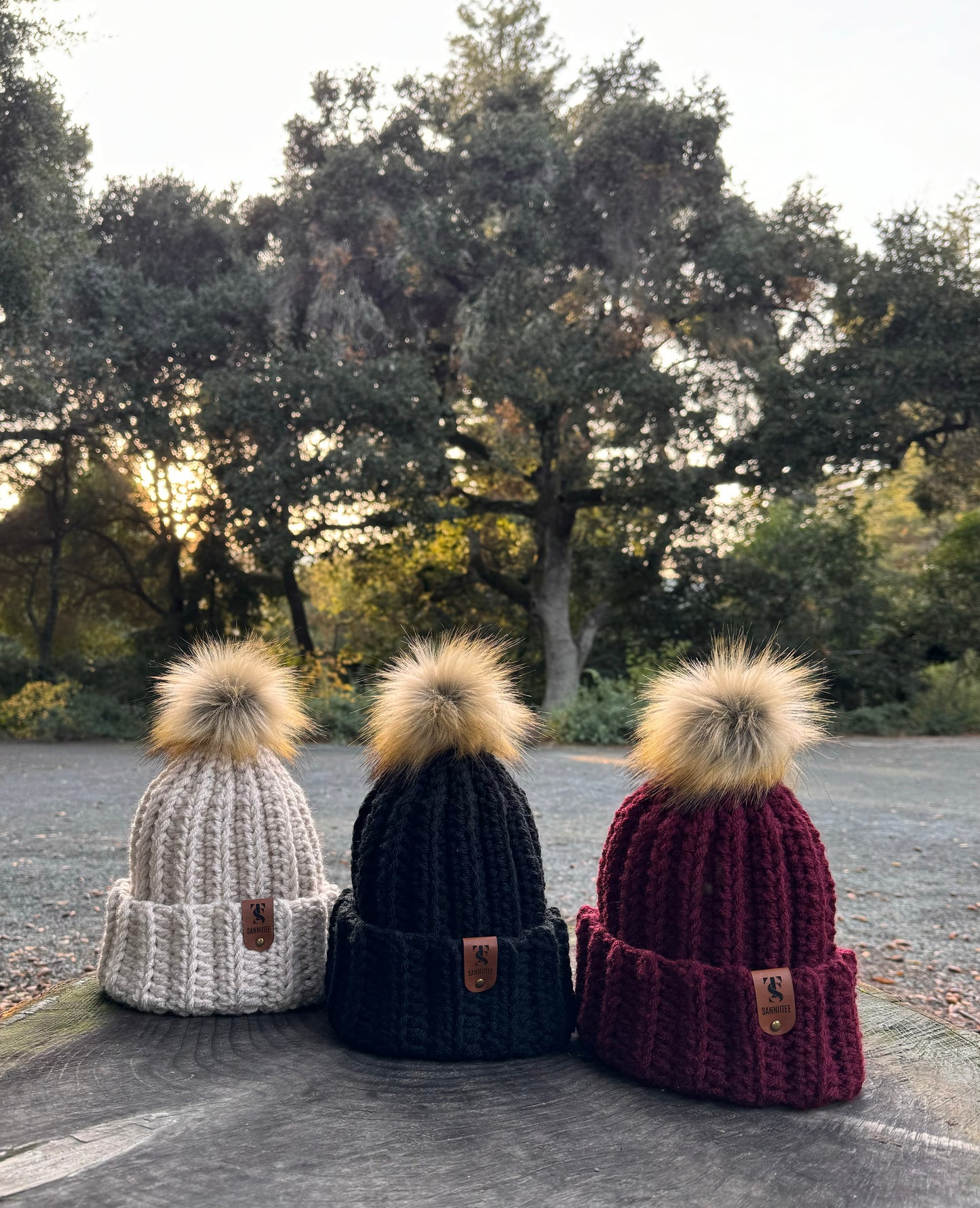 Serene Chunky Beanies - (Removable Pom Pom)