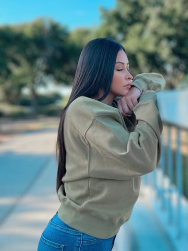 Diagnosis: Chronically Tired Oversized Crewneck