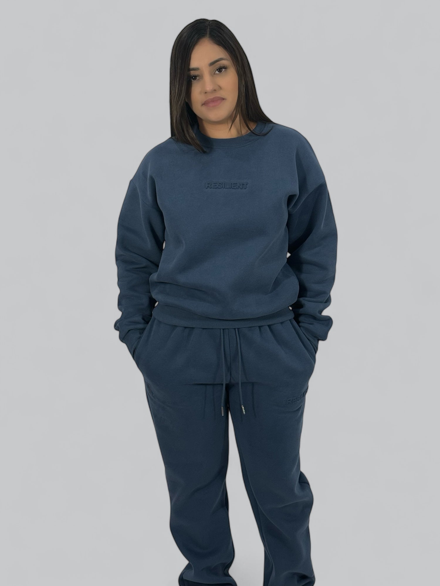 Resilient Crewneck-Blue